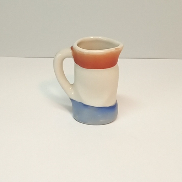 Vintage made in Occupied Japan mini Toby pitcher creamer. No flaws - Picture 2 of 5